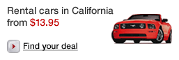 California rental car deals