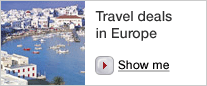 Travel deals in Europe